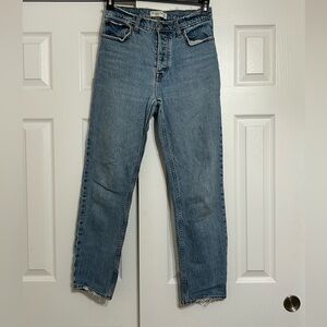 Abercrombie & Fitch Light Blue Dad Jeans | Regular Length